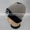 Good Quality Grey and Black Cuff Winter Wool Hats Wholesale