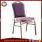 Wholesale durable stacking cheap price steel banquet furniture hotel banquet chair