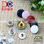 China OEM High Quality Jean Metal Copper Spray Button Ring Snap Fastener for Jacket and Coat