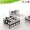 Top level customized etched glass office partition