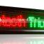 Outdoor Bluetooth remote control Led Display Tri-color Text Signboard Moving Message Panel