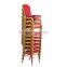 Hot sale cheap hotel stackable party chair aluminum gold banquet chair