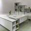 French white color office furniture executive desk and chair with return table(FOH-N1818-2)