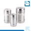 Rotatable Stainless Steel Salt And Black Pepper Shakers & Toothpick Holder