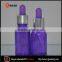 Wholesale high quality purple 1oz 30ml glass dropper bottles