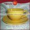 Stoneware Cup and Saucer color glazed cup and saucer tea set