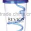 Colorful 24OZ Single Wall Plastic Tumbler With Spiral Straw
