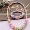 >>2016 New Nice Gift for Children Baby Girl Kids Candy Color Jewelry Set Fashion Beaded Necklace Bracelet&
