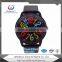 big case cute colorful numbers dial student watch