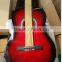 (FC81) cheap classic guitar student guitar redburst color