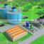 Durable 400m3 Organic Waste Treatment Type Biogas Power Plant