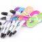 Colorful Flat cord 2 in 1 usb cable for iphone Samsung Huawei OPPO MEIZU