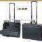 Low price hotsell leather pu luggage set with trolley