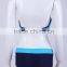 Domi young ladies bandeau swimwear sport type secure bottom high school girl bikini