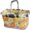 Double Layers 600d Polyester Handle folding storage baskets