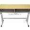 school furniture school double desk and chair for two person