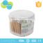 Pure cotton 350 pcs boxes wooden stick q tips