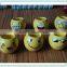 small ceramic cartoon face flower pot with face design planter bosai pot