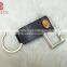 Leather carabiner keychain/Fashion gentleman jewelry leather keychain