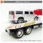 Mini plastic friction toy tow truck for kids