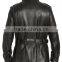 Men Fashion Genuine Leather Coat Classic with Belt