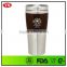 16oz insulated thermos starbucks travel coffee cups with lid