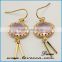 Fashion gold Gold Filled Women Crystal Earrings Ear Studs Jewelry Gift