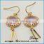 Hot gift items fashion jewelry gold brass cute stud earring on 