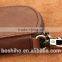 Customized leather coin key zipper wallet mini pouch