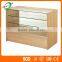 Wood Countertop Display Cabinet Glass Showcases