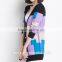 15STC6705 color block bamboo cardigan