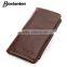 long real leather men money bag wallet and pocket purse manfacturer