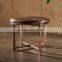 Modern small wooden dining table set
