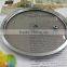 Round flat glass lid tempered cookware