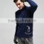 Zipper Neck Long Sleeve Pullover Sweater For Men