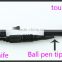 Aerospace Aluminum 3 in 1 ball pen tip with touch knife self-defense tactical pen