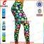 women fitted leggings sublimation print