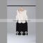 Special design sleeveless dress with 100% handmade embroidery/elegant evening dress