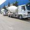 Concrete mixing truck with different size of tank body