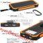 12000mAh waterproof portable Device charger POWERBANK SOLAR