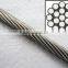 good quality various diameter steel wire rope 6*36 from china