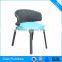 Synthetic rattan armless chair