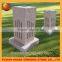 Garden light handcarved nature stone fence lantern