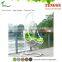 TG15-0146 Outdoor furniture white synthetic rattan wicker swing chair