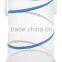Vivinature Collapsible Hamper, White With Blue Trim