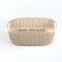 plastic square storage basket with multi-colors