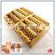 5 rows wooden care reflexology relax relief stress health therapy foot roller massager