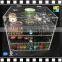 2016 Wholesale Acrylic Makeup Drawer Cube Organizer / Diamond Handle Clear Acrylic lipstick stand holder