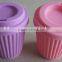 2014 hot sale candy color silicone mug/silicone cup