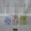 1000ml color printing glass beverage dispenser with stand in various sizes